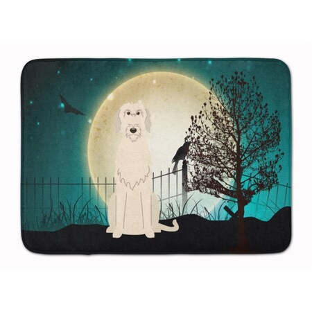 Carolines Treasures Halloween Scary Irish Wolfhound Machine Washable Memory Foam Mat BB2255RUG